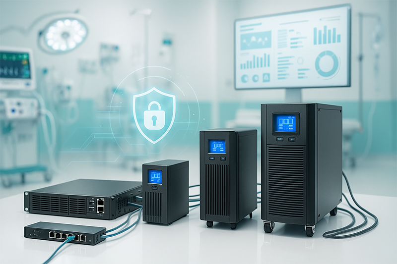 SNMP monitoring and UPS safety for healthcare